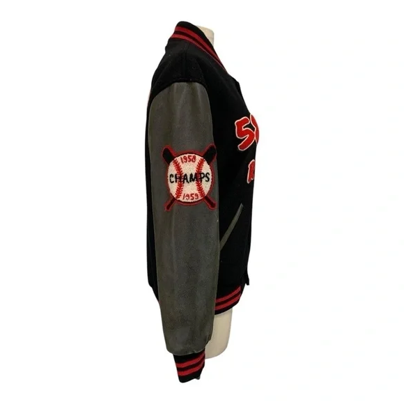 NEW LF Varsity Letterman Wool Jacket Size 38 - Picture 2 of 12